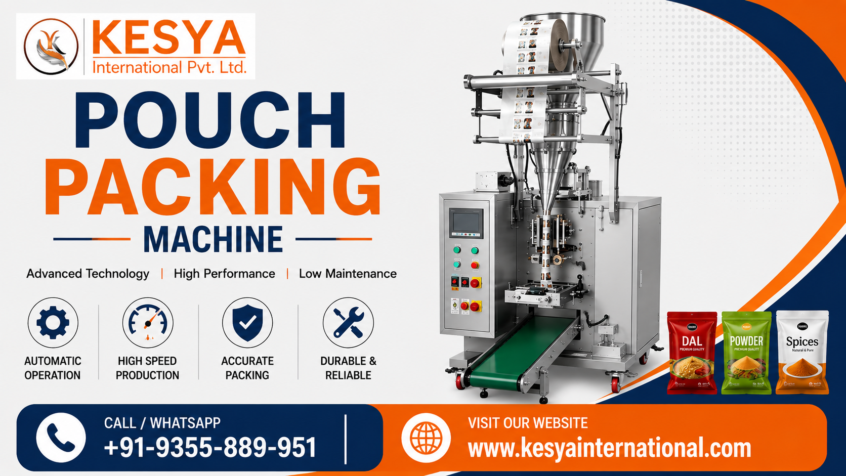 Pouch Packing Machine Manufacturer Noida
